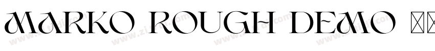 Marko rough demo 字体字体转换